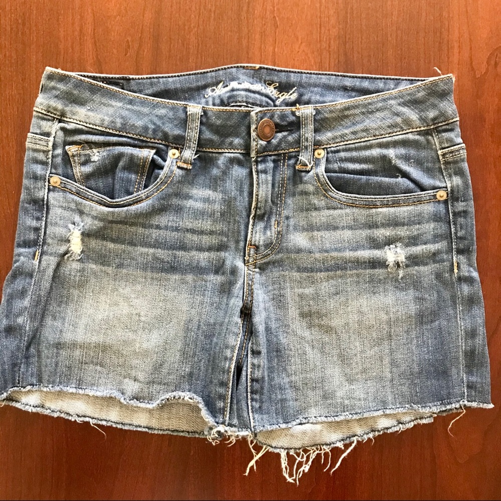 Denim shorts